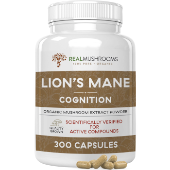 Real Mushrooms Organic Lion's Mane Extract Capsules