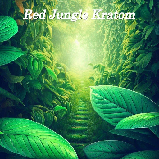 Tropical jungle with Red Jungle Kratom Trees
